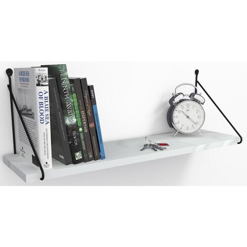 Woody Fashion Zidna polica Armoni White Cene
