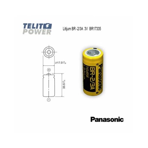 Panasonic Litijum BR-2/3A 3V 1200mAh BR17335 Slike