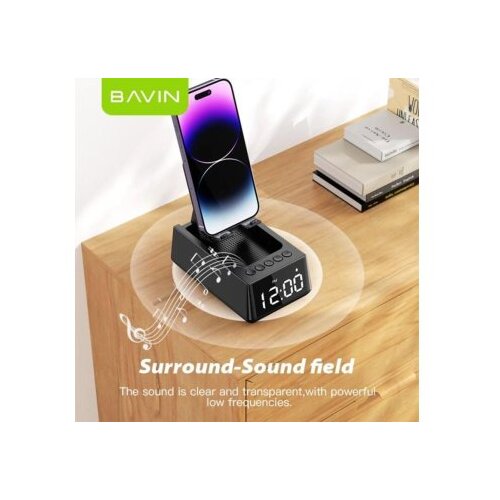 BAVIN bluetooth zvučnik/stalak crna Cene