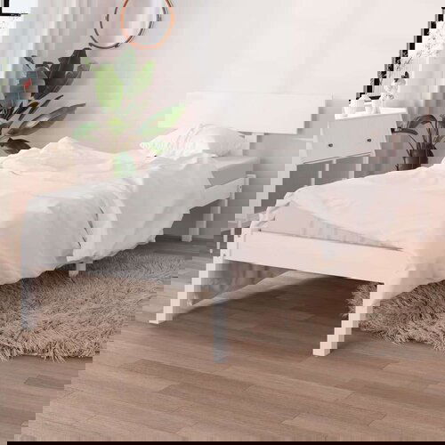  Za krevet bijeli od borovine 90 x 190 cm UK jednokrevetni Slike