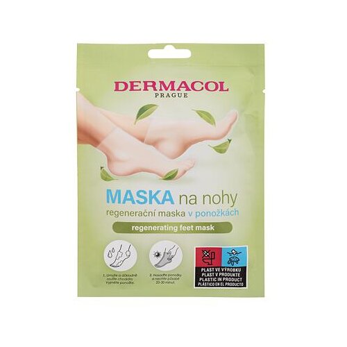 Dermacol Feet Mask Regenerating piling maska za stopala v nogavicah 2x15 ml za ženske Slike