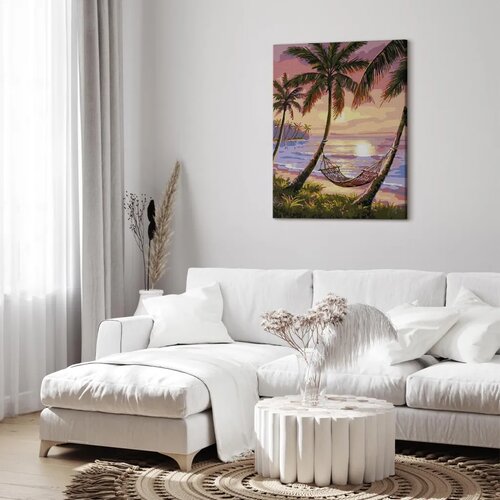  Slika za samostalno slikanje - Relaxation in paradise 40x50 Slike
