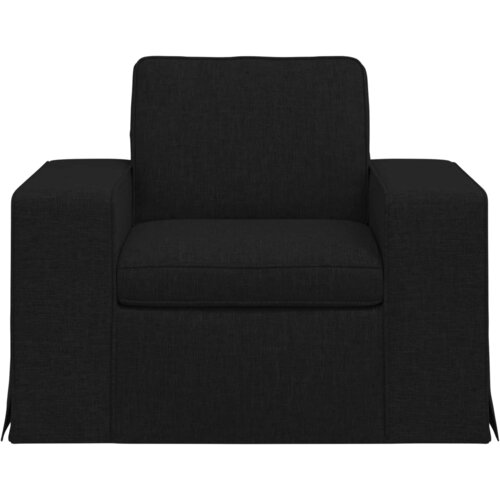 SOFA Crna 103 x 80 x 82 cm tkanina Slike