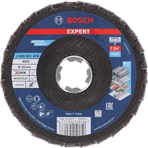 Bosch x-lock scm flap disk za pripremu zavr&amp;scaron;ne obrade N475; 125mm; srednji (2608901474) Slike