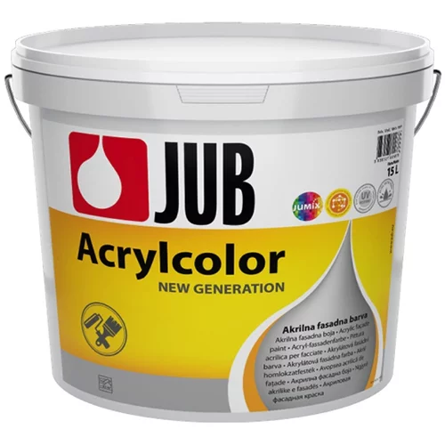JUB ACRYLCOLOR barva akrilna fasadna 0,75 l, temno rjava 1140