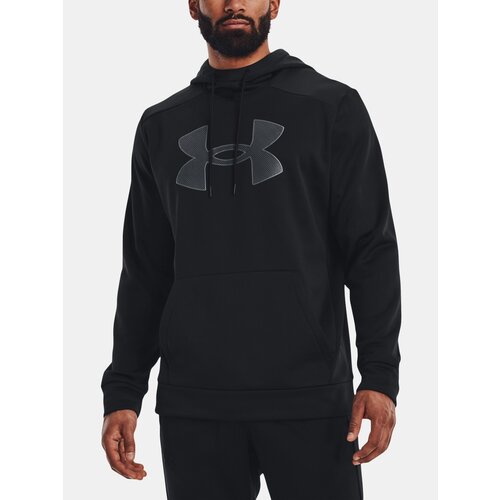 Under Armour Sweatshirt UA Armour Fleece Big Logo HD-BLK - Mens Slike