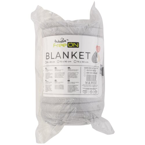 Bubaba by FreeON dekica Cuddle binky 70x90 cm grey Slike