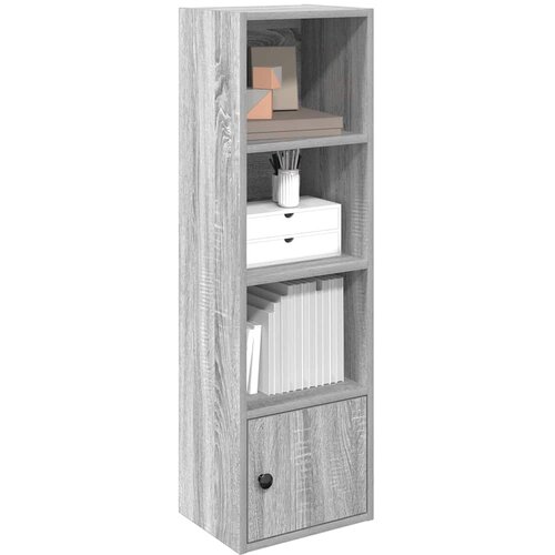 VidaXL Knjižna omara siva sonoma 31x24x102 cm inženirski les Slike