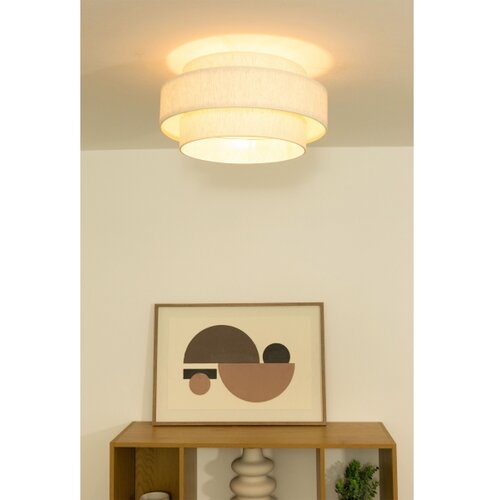  plafonsko svetlo boho 1xE27/60W/230V prečnik 40 cm belo Slike