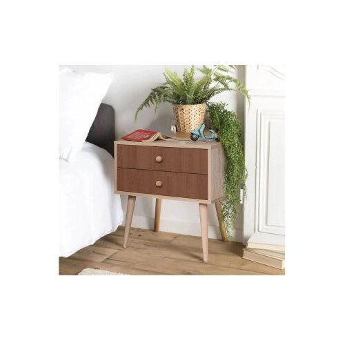 Hanah home noćni ormarić 60x61x40cm šareni Cene