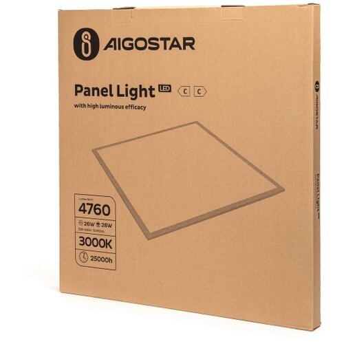 Aigostar led panel za spu&amp;scaron;teni plafon LED/28W/230V 60x60 cm 3000K Slike