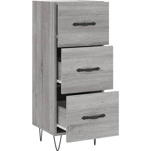  Komoda boja hrasta sonome 34,5x34x90 cm od konstruiranog drva Slike