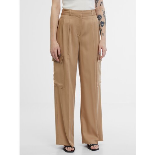 Orsay Light brown women's trousers Cene