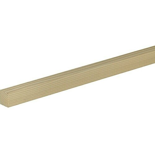 PROFILES AND MORE Pravokotna letev (100 cm x 23 mm x 19 mm, Smreka/bor) Cene
