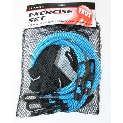 Hms Komplet fitness elastika sa držalom i vi&amp;scaron;e Slike