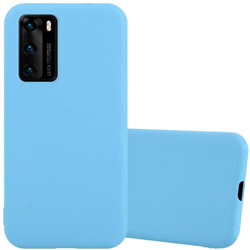 Cadorabo Case, združljiv s Huawei v Candy Blue - Za&scaron;čitni pokrov, narejen iz fleksibilnega silikona TPU, (20570893) Cene