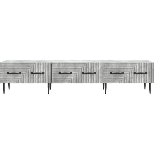  ormar Betonska siva 147 x 34,5 x 30 cm Konstruirano drvo Slike