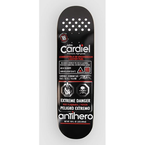 Antihero Cardiel Fueled Up - 8.62&amp;quot; Skateboard deska black Slike