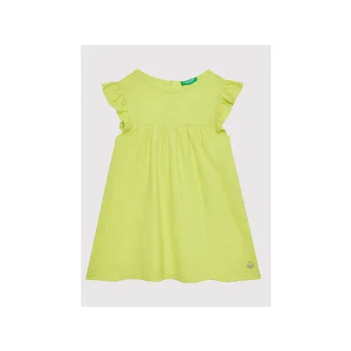 United Colors Of Benetton Poletna obleka 3Z7QGV002 Zelena Regular Fit