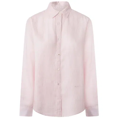 PepeJeans Bluza 'Barineli' pastelno roza / bijela