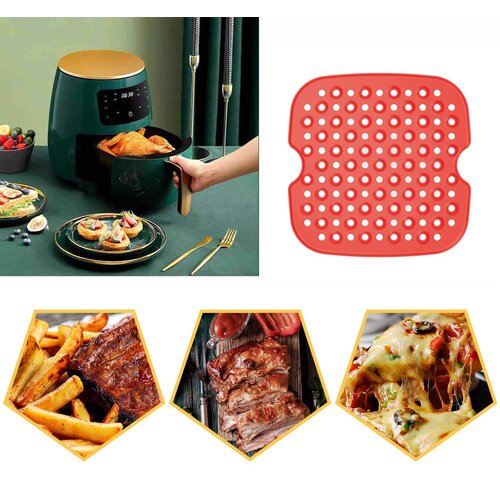 INF Air Fryer Silikon za hrano Red 19 cm, (21247947) Slike