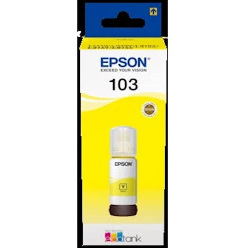 Epson ČRNILO RUMENO 103 STEKLENIČKA ZA L1xxx, L3xxx, L5xxx serije tiskalnikov Cene