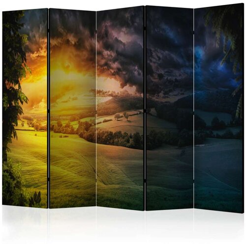  Paravan u 5 dijelova - Twilight over the Valley II [Room Dividers] 225x172 Cijene