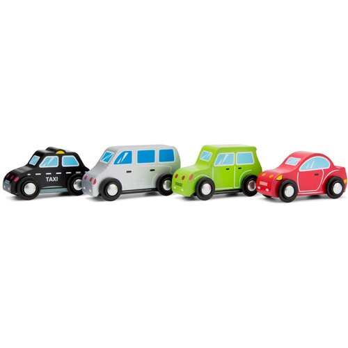 New Classic Toys Set mini lesenih avtkov - 4 kosi Cene