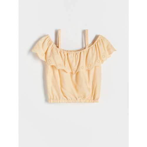 Reserved - Bluza otvorenih ramena - boja pšenice Cijene