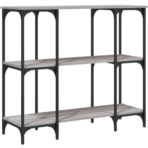 Maison Chic konzolna miza - miza ob steni siva sonoma 102x35x90 cm inženirski les, (21786006) Slike
