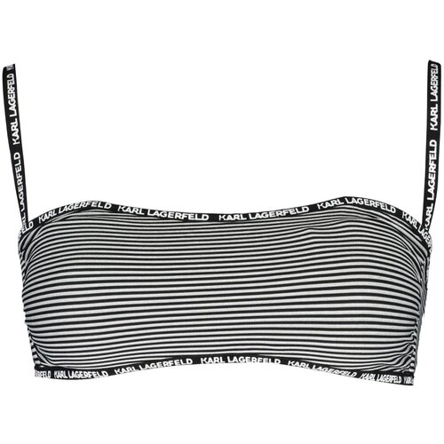 KARL LAGERFELD BEACHWEAR SWIMSUIT TOP WOMEN BLACK Cene