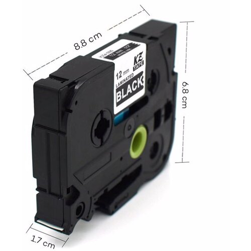 Pot TRAKA TZE335 12mm bijelo na crno Cijene