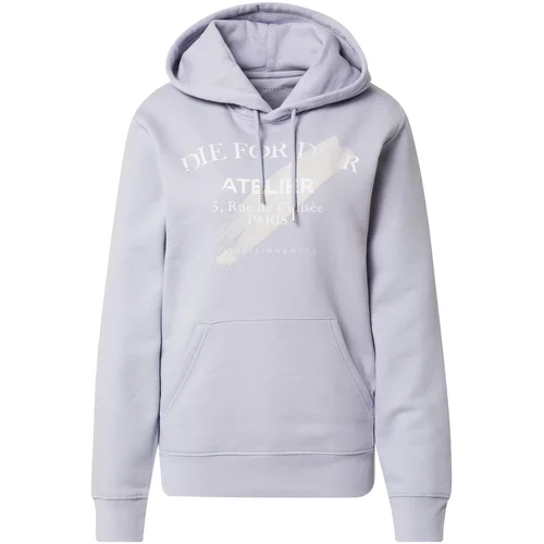EINSTEIN & NEWTON Sweater majica 'Die for Dior' lila / bijela