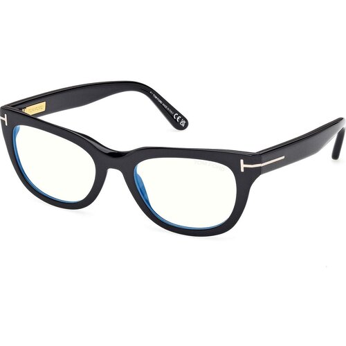 Tom Ford Ženski okvir za dioptrijske naočare Blue Block 0FT6066-B, Crne Cene