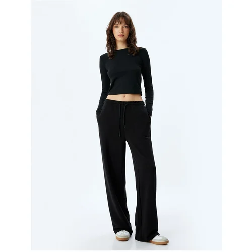 Koton Tracksuit Trousers Pocket Three Thread Raised