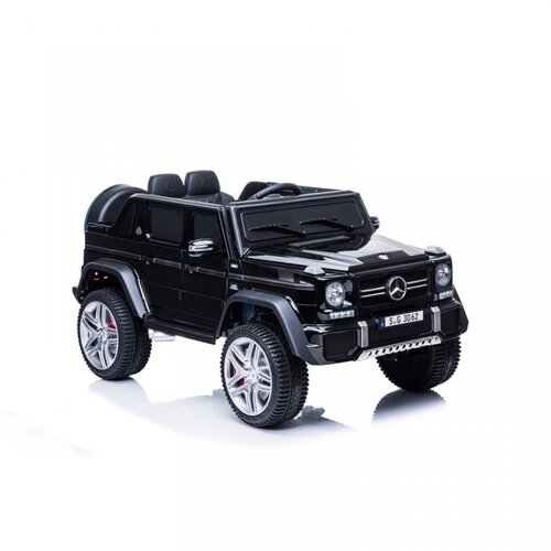 Olimp Sport Dečiji auto na akumulator sa kožnim sedištima i mekim gumama Mercedes MAYBAH G650 -Crni Cene