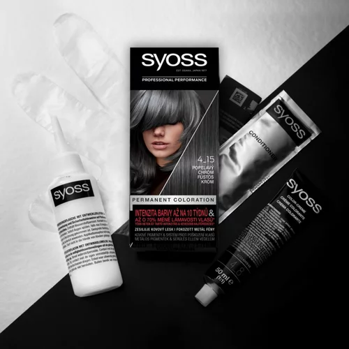 Syoss Permanent Coloration trajna barva za lase 50 ml odtenek 4-15 Dusty Chrome