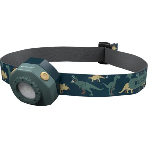 LED LENSER KIDLED4R DINO - LED prigu&scaron;iva punjiva dečija čelna lampa LED IPX4 40 lm 18 h zelena Cene