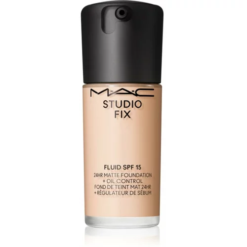 MAC Cosmetics Studio Fix Fluid SPF 15 24HR Matte Foundation + Oil Control matirajoči tekoči puder SPF 15 odtenek NC10 30 ml