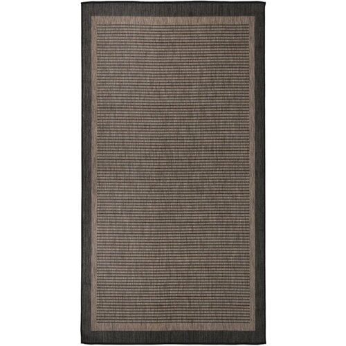 vidaXL zunanja preproga plo&scaron;čato tkanje 80x150 cm temno rjava Cene