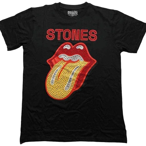 The Rolling Stones Majica Dia Tongue Unisex Black S