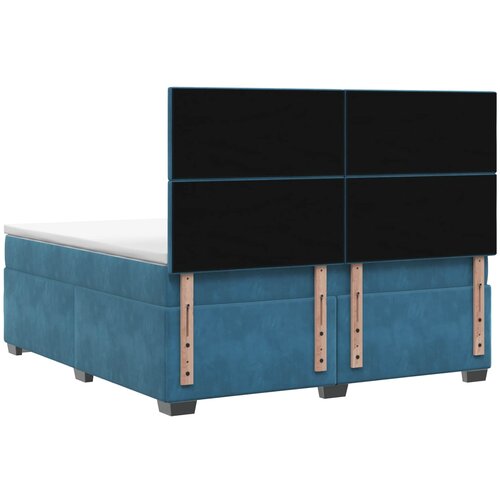  Boxspring krevet s madracem Plava 140 x 200 cm Bar&amp;scaron;un Slike