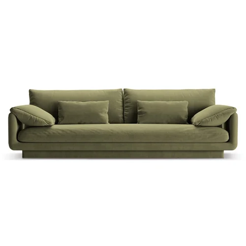 Micadoni Svijetlo zelena sofa od bouclé tkanine 250 cm Torino – Home