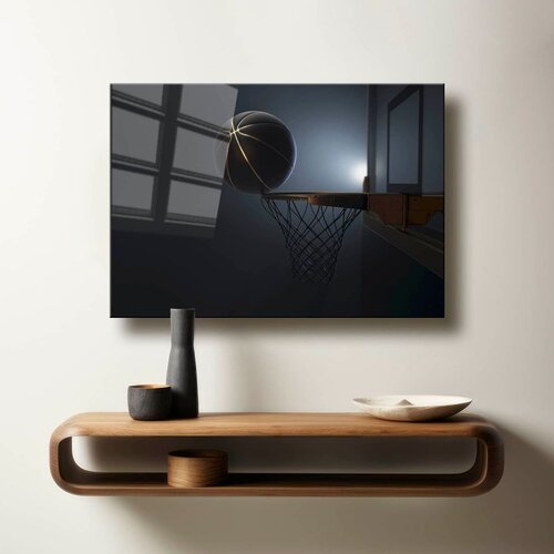 WALLXPERT Dekorativna slika na kaljenom staklu, 60x90cm, Šarena Cene