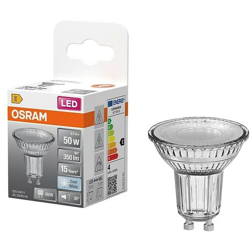 Osram Star LED svetlobni vir PAR16 - 3,7W (GU10, Ni mogoče zatemniti, Hladno bela, 350 lm, 3,7 W) Cene
