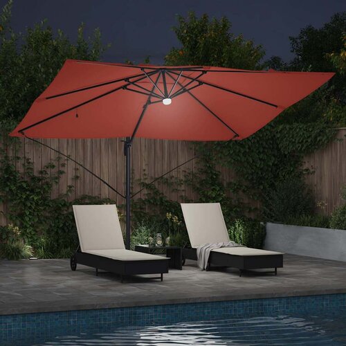  Suncobran Terakota 351 x 250 x 253 cm Poliester i aluminij Slike