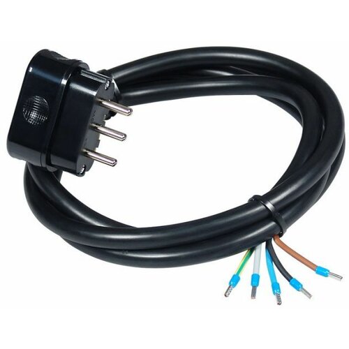 Commel priključni kabl trofazni 16A 400V 10000W crni 1,5m H05RR-F 5G2,5 Cene