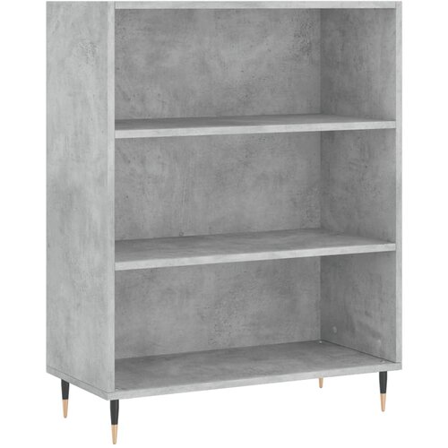 Maison Chic Knjižna omara - Knjižni regal betonsko siva 69,5x32,5x90 cm inženirski les, (21724953) Cene