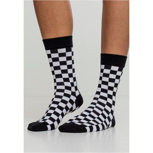 Urban Classics Checker Socks 2-Pack black/white Cijene
