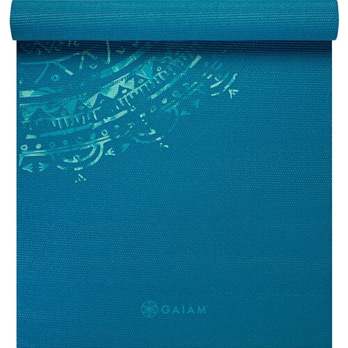 GAIAM JADE MANDALA classic podloga za jogo - Modra z mandalo Jade Cene